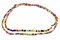 The Bead Chest Multicolor Ghana Christmas Beads (Long Strand)